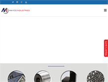 Tablet Screenshot of maycoindustries.com